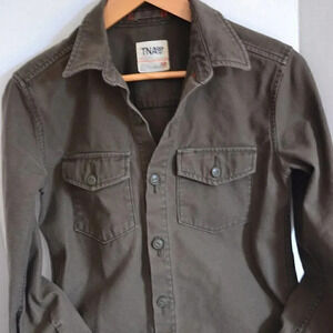 TNA Army  Green Shacket